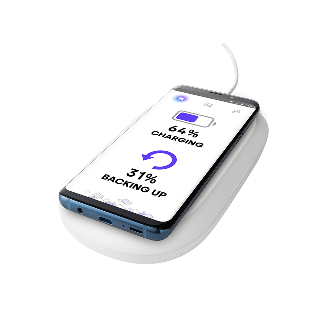 SanDisk® Ixpand® 10W Qi Wireless Phone Charger Sync Western Digital