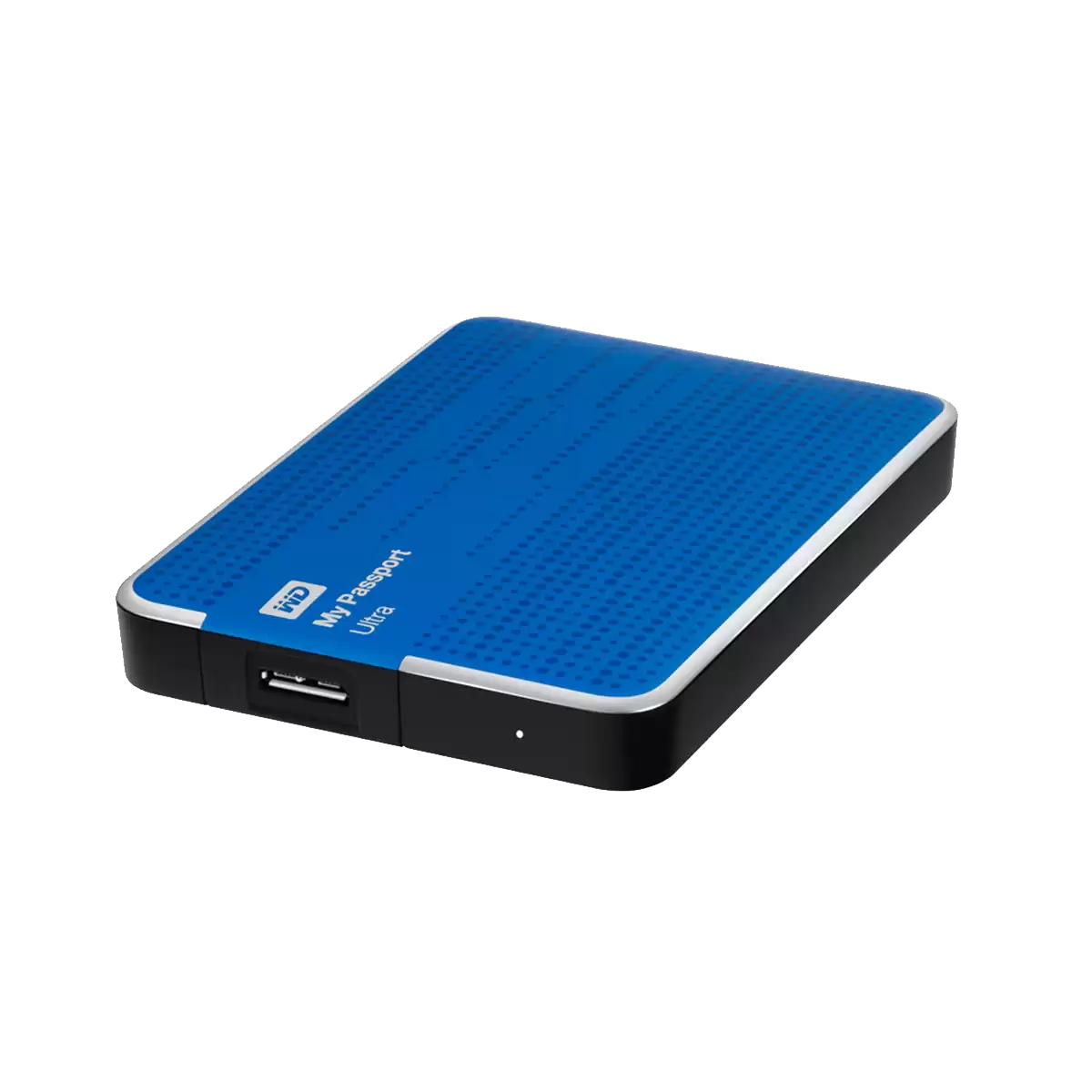 My Passport Ultra 2014 USB 3.0 HDD Recertified Blue Angled- Zoom Image