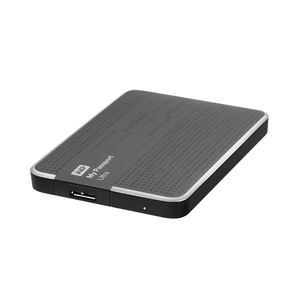 My Passport Ultra 2014 USB 3.0 HDD Recertified Titanium Angled- Zoom Image