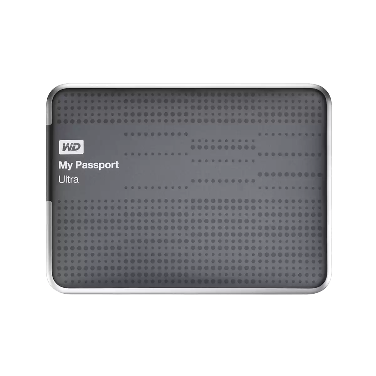 My Passport Ultra 2014 USB 3.0 HDD Recertified Titanium Front- Zoom Image