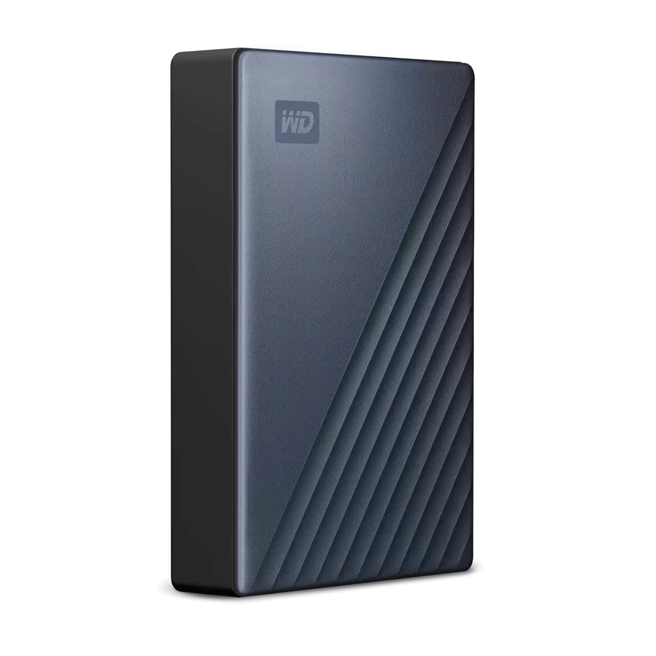 My Passport Ultra 4TB Blue Left Angled- Zoom Image