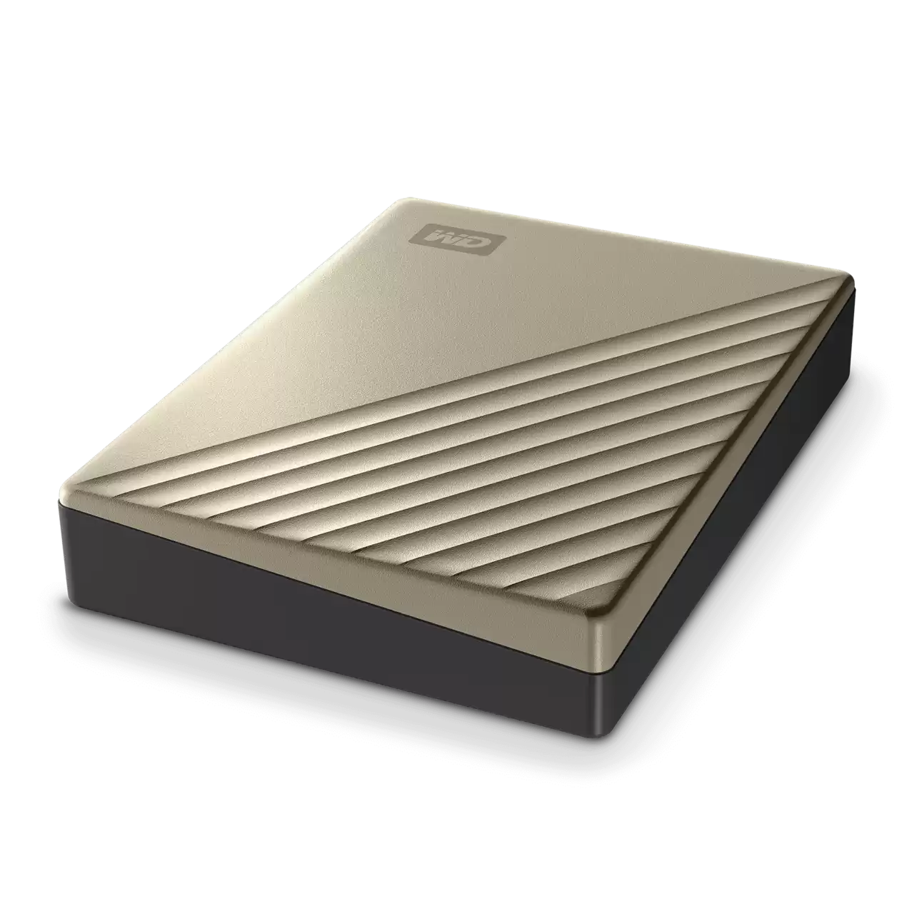 My Passport Ultra 4-5TB Gold Angled- Zoom Image