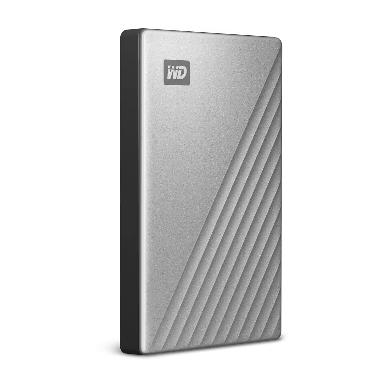My Passport Ultra 1TB Silver Left Angled- Zoom Image