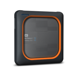 WD My Passport Wireless SSD External Hard Drive with SD Card