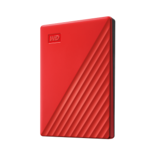 MyPassport-1-2TB Red Left Angled