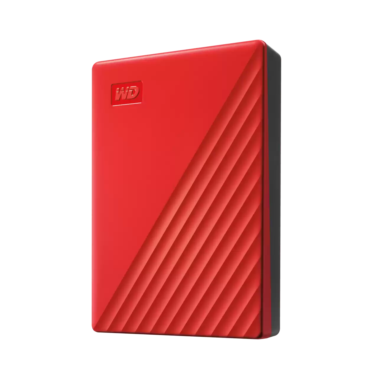 MyPassport 4-5 TB Red Left Angled- Zoom Image