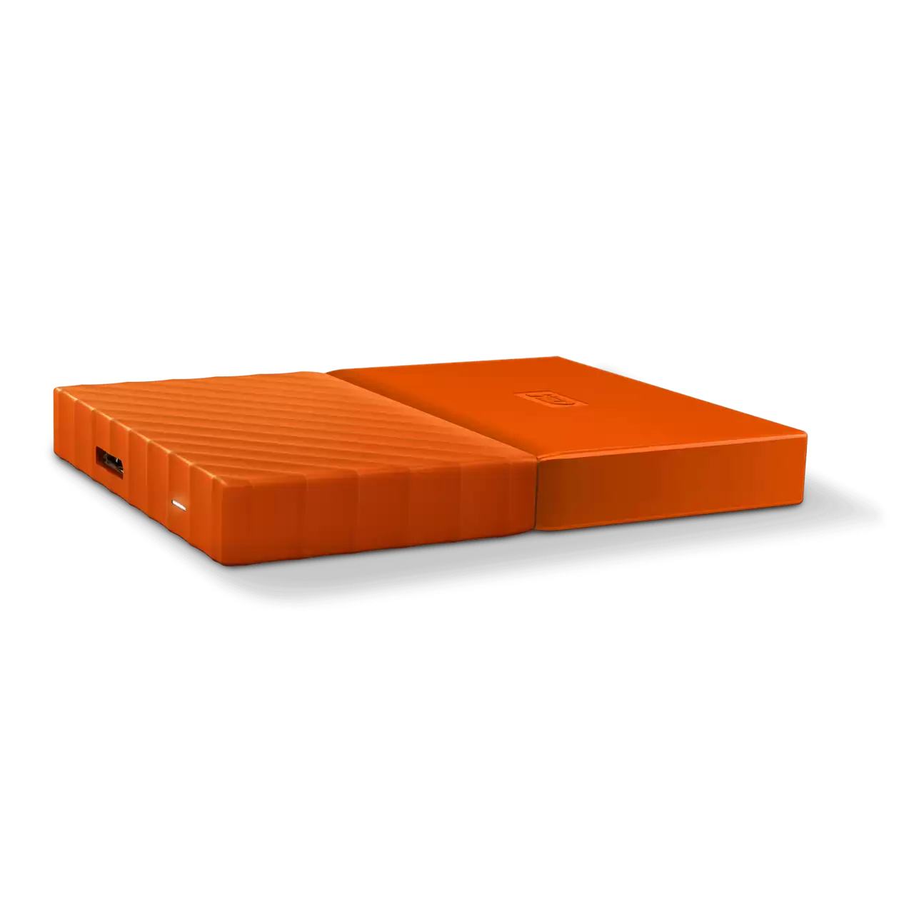 My Passport Orange 2018 Angled Side Left- Zoom Image