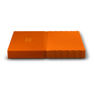 My Passport Orange 2018 Angled Side
