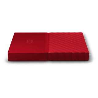 My Passport Red 2018 Angled Side Left