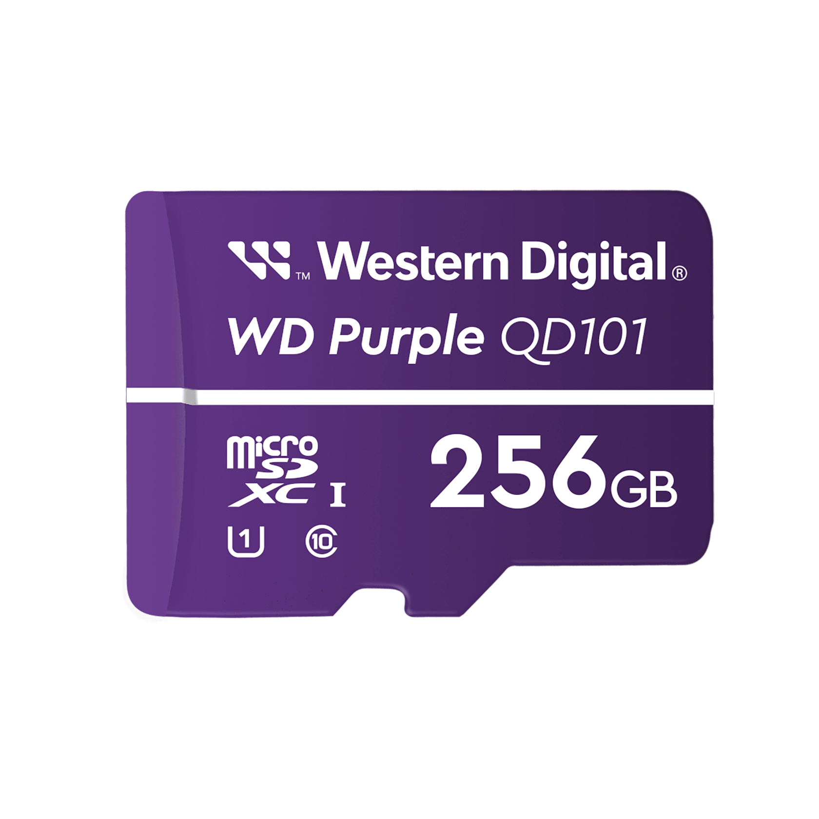 Western Digital WD SC QD101 - 256GB MicroSD Card, Purple - WDD256G1P0C