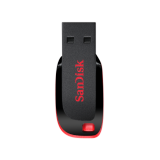 SanDisk Cruzer Blade USB 2.0 Flash Drive (16 GB to 128 GB