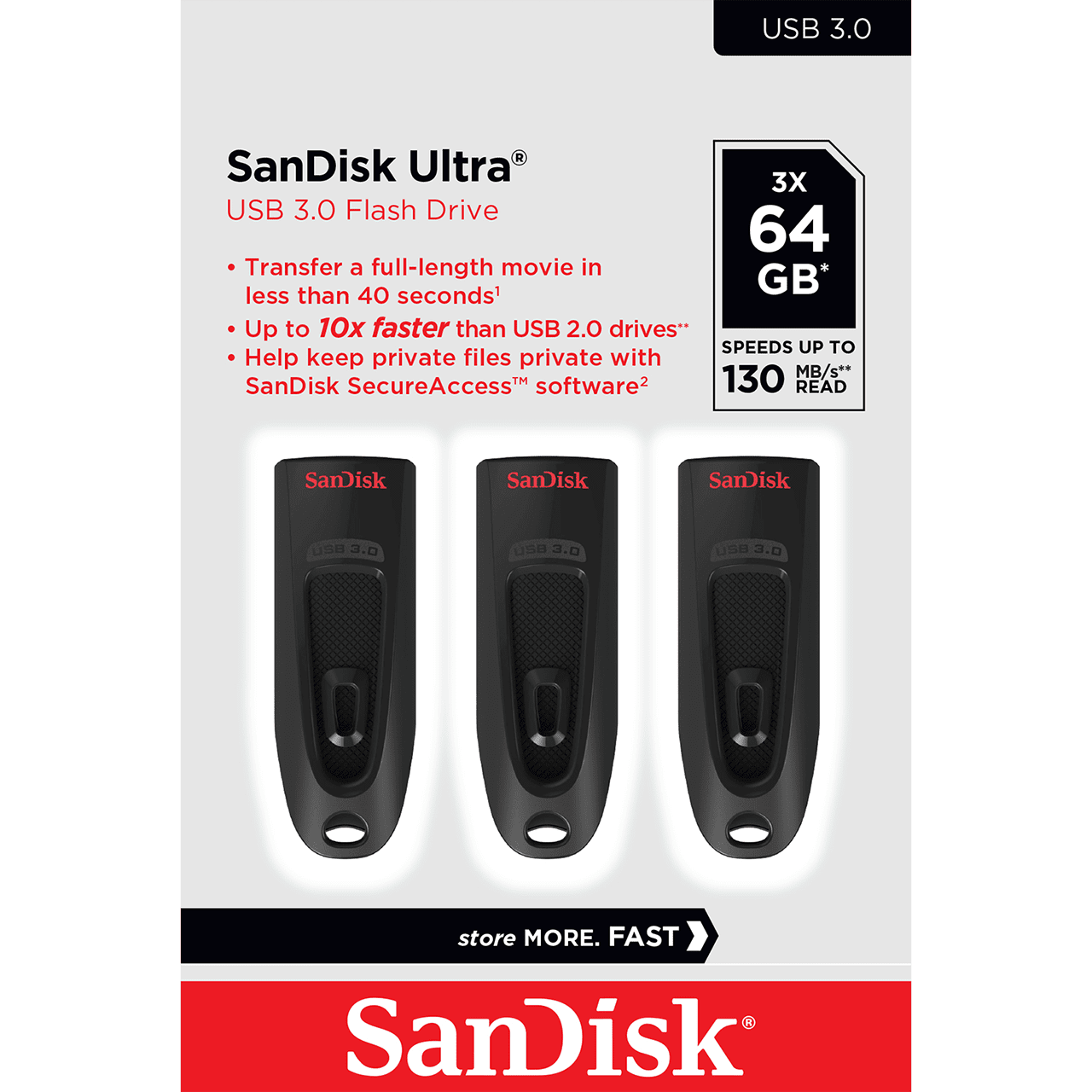 SanDisk Ultra® USB 3.0 Flash Drive 64GB - Image3