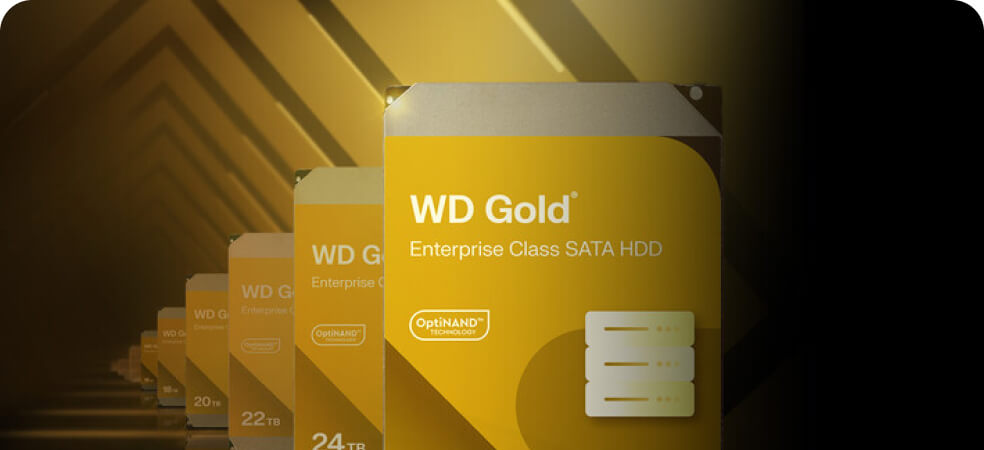 Store Your Data Like It's Gold with Gold HDDs | WD
