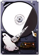 Vue interne d'un disque SSD.