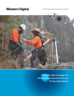 可靠的数据存储设备，可满足要求严苛的搜救无人机操作