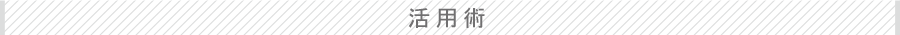 活用術